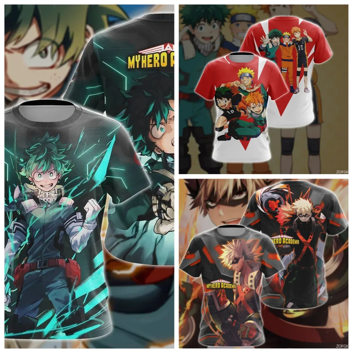 

Summer Men's T-Shirt All Might My Hero Academia 3d Printed Children's T-Shirt Cartoon Anime Casual Kids Adult Oversized Clothing