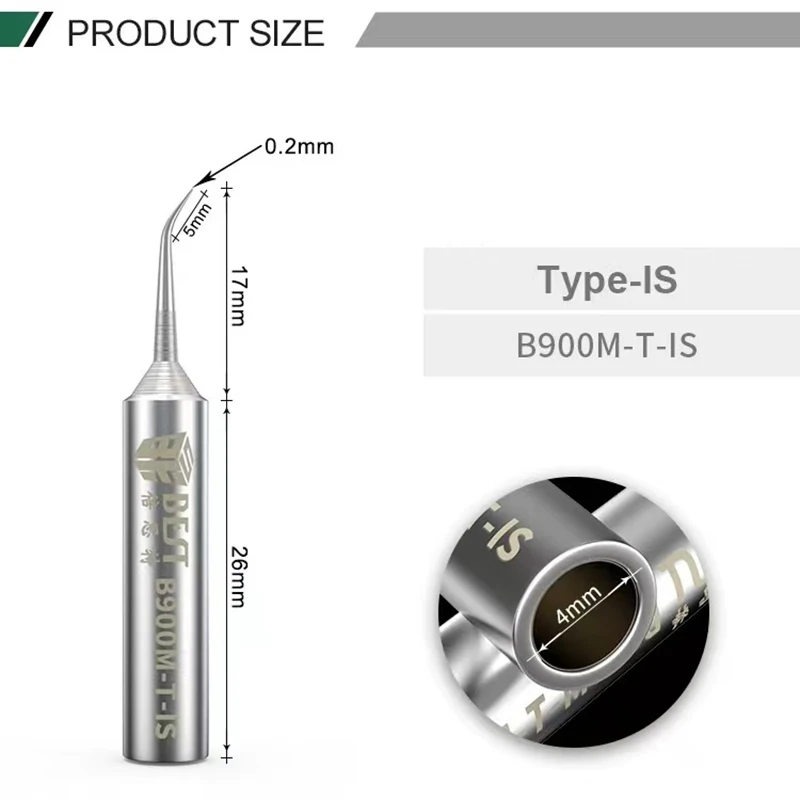 Imagem -05 - Melhor 900m-ti 900m-t-is Oxigênio Livre de Cobre Fio Voador Cabeça de Ferro de Solda Adequado para Pcb Bga ic Chip Repair Soldagem Tool Kit