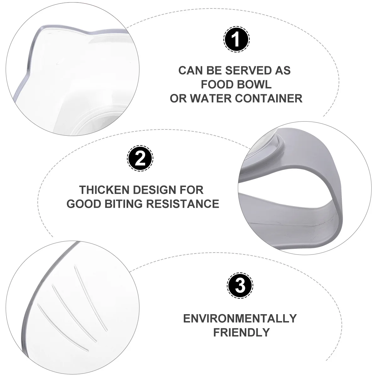 

Cat Feeder Bowl Plastic Neck Guard Tilted Anti-Overturn Design Smooth Surface Easy Clean Pet Food Water Dish Cat Feeding Bowl