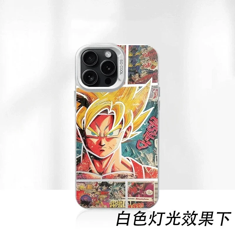 Funda de teléfono Dragon Ball Comics Son Goku para iPhone 11 12 13 14 15 16 17 Pro Max Plus Air Super Saiyan 1st Z cubierta a prueba de golpes