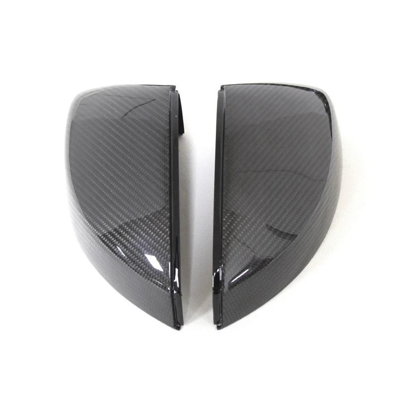 For Audi 8V A3 S3 RS3 2014+ Without Lane Assist Real Carbon Fiber Side Rearview Mirror Covers Replacement Type Housing