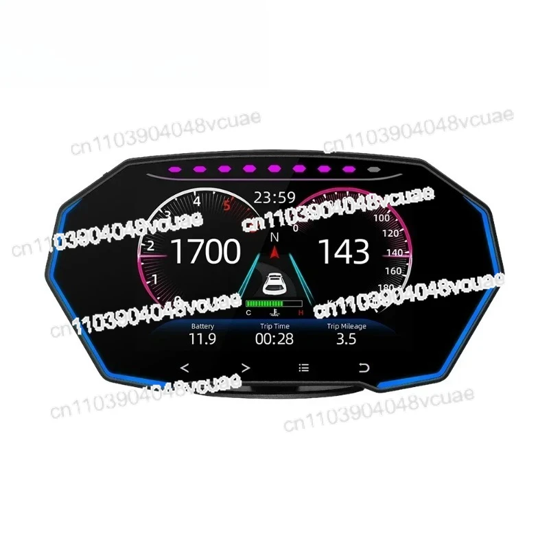 

2022 Auto Electronic Hot Selling F11 Hud Tpms Display New for Car OBD2 Gauge HUD System GPS Speedometer with Tick-C Interface