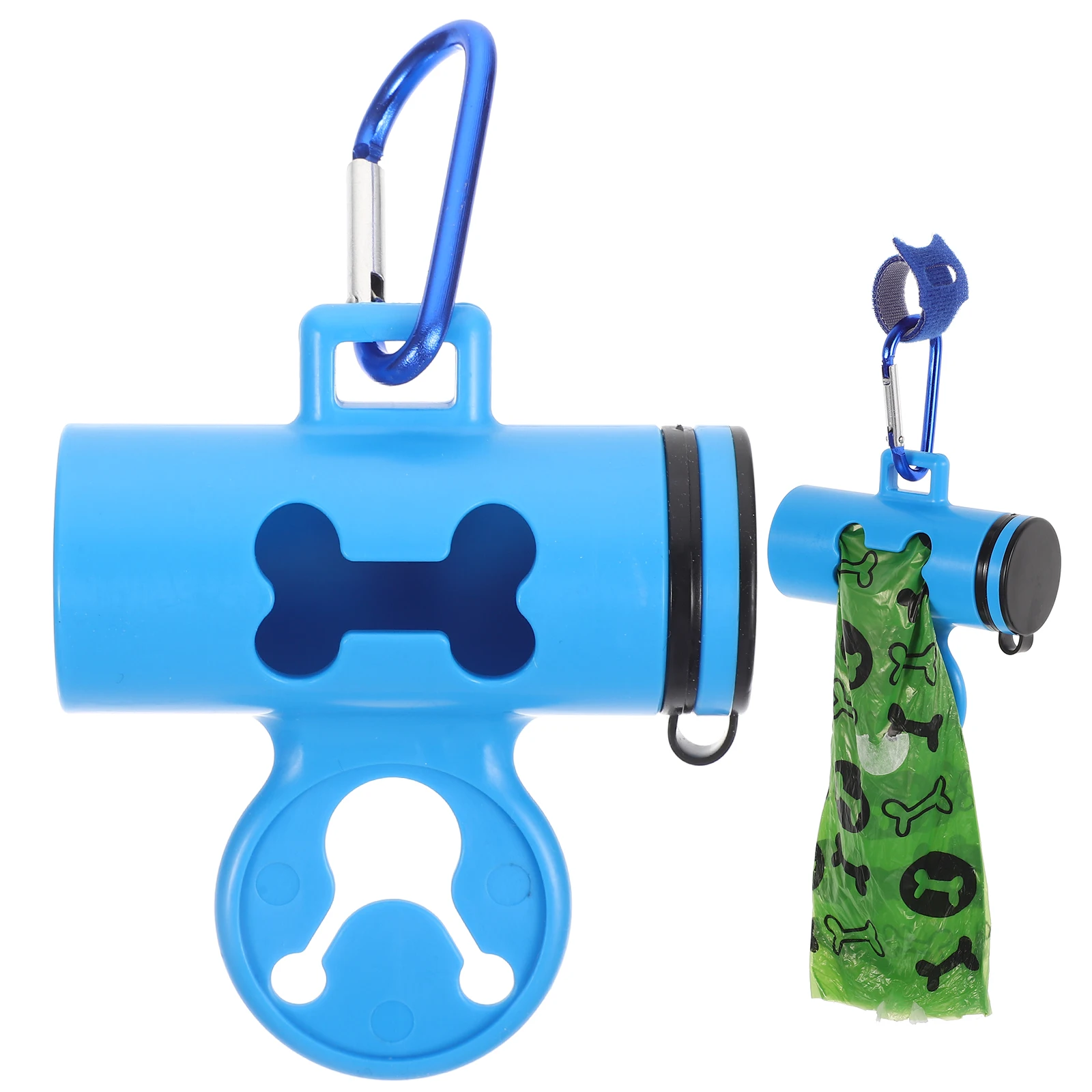 

Poop Bag Dispenser Handheld Waste Bags Holder for Dog Walking Lightweight Compact Hanging Design ABS PP Material Pet Supplies