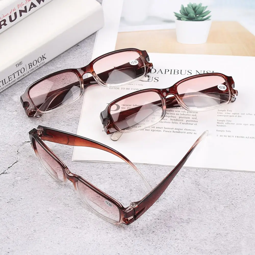 Classic Men Women Strength+1.00~+4.00 Near-far Light Resin Read Eyewears Presbyopia Eyeglasses Reading Glasses