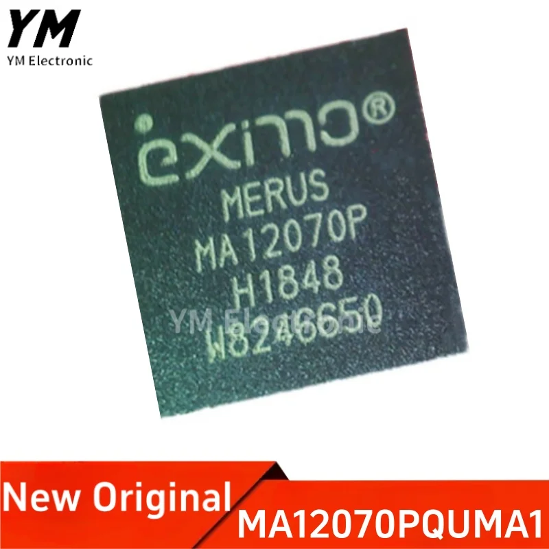 New Original MA12070PQUMA1 MA12070P QFN-64 2 * 80W Class D Audio Amplifier Chip