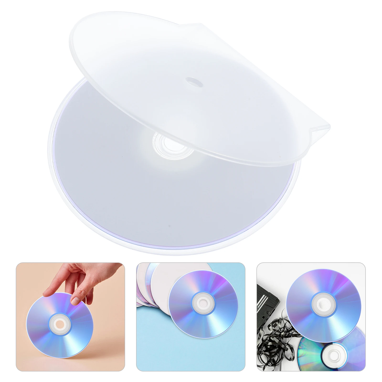 

Blank DVDs for Burning High Capacity Plastic Discs Empty Video Media Audio Recording Versatile Use Home Shop Decorative DIY