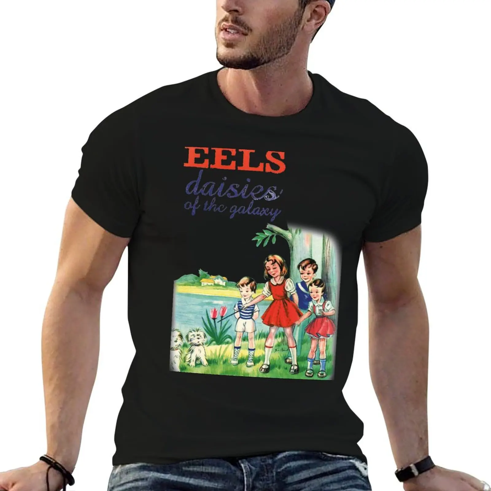Eels, Daisies of the galaxy T-Shirt Plus Size Lightweight Tee Shirt