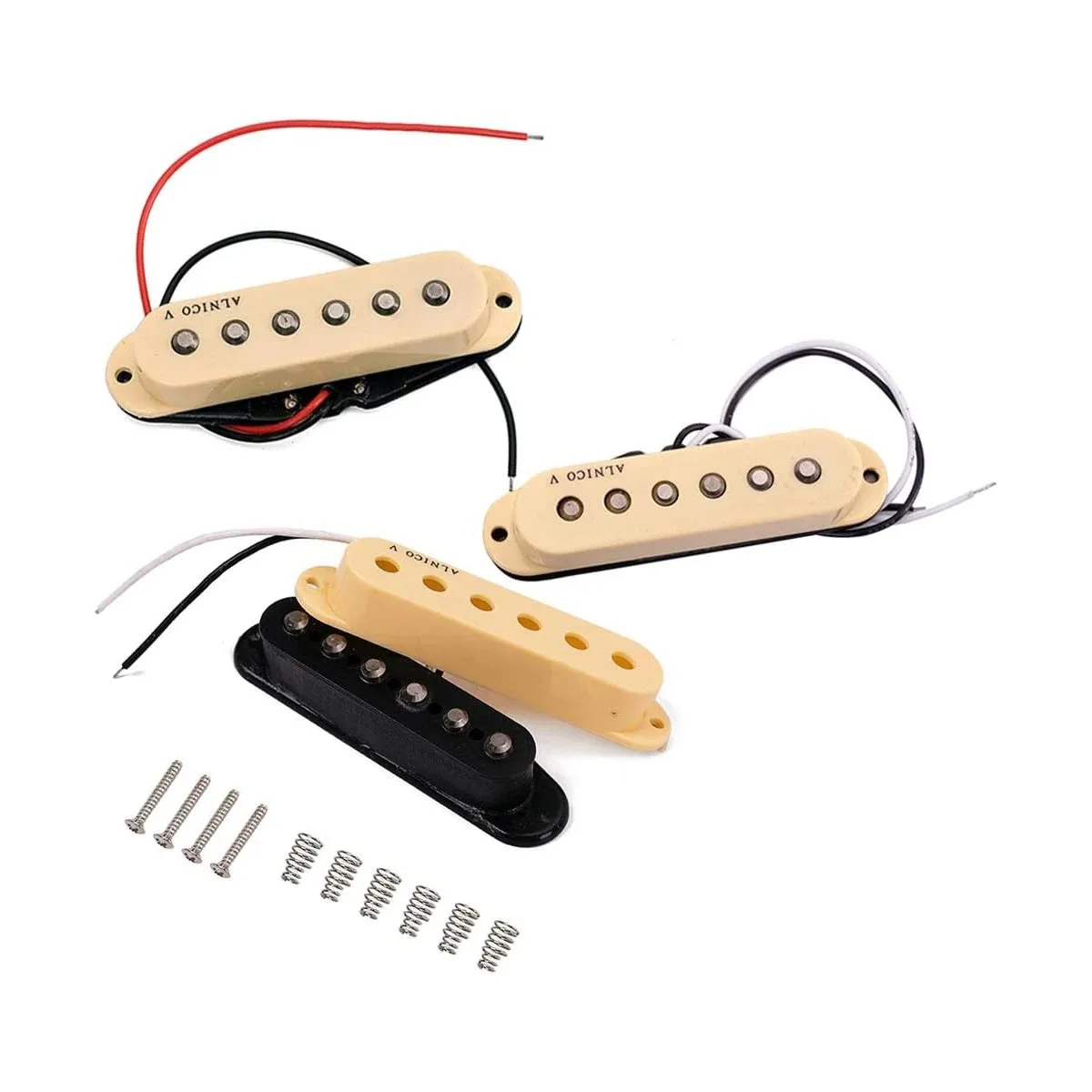 3pcs Alnico V Guitar Pickup Single Coil Humbucker Pickups Neck Middle Bridge Set For ST Electric Guitar Parts Accessories