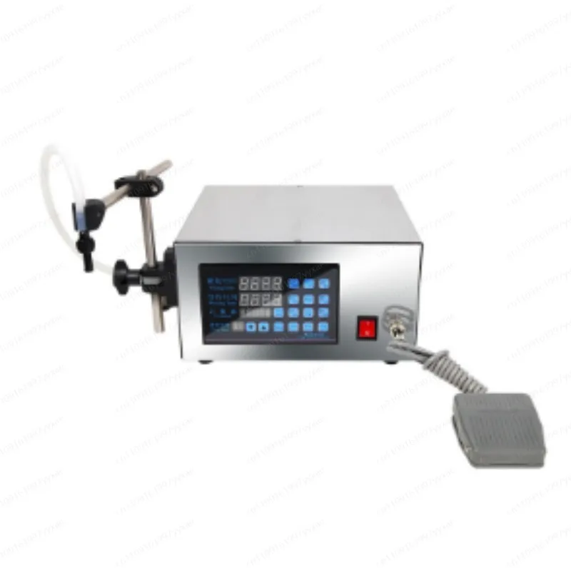 GFK-280 filling machine, semi-automatic small liquid filling machine Baijiu mineral water milk quantitative filling machine