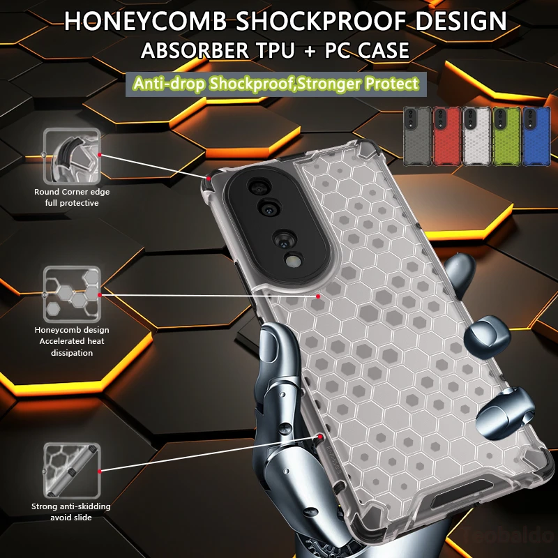 For Honor 70 5G Case Transparent Hard Bumper Armor Shockproof  Phone Case For Honer Honar Xonor Onor 70 Honor70 Clear Back Cover