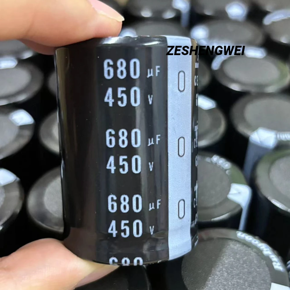 20-2PCS  Hight quality 450V680UF aluminum electrolytic capacitor 680UF 450V 35*50MM Original