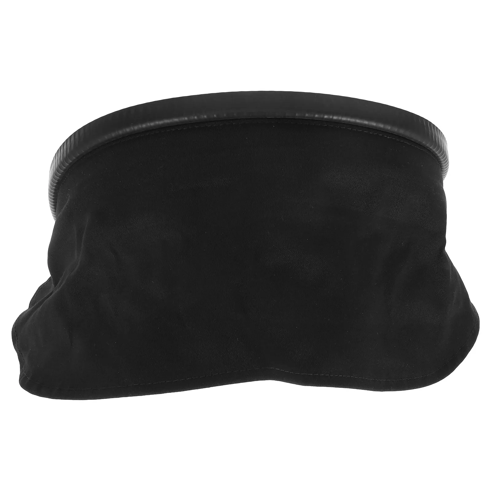 Welding Neck Protector Adjustable PU Wrap-Around Bib with Silicone Seal Fire Splash Resistant Front Side Coverage Welding