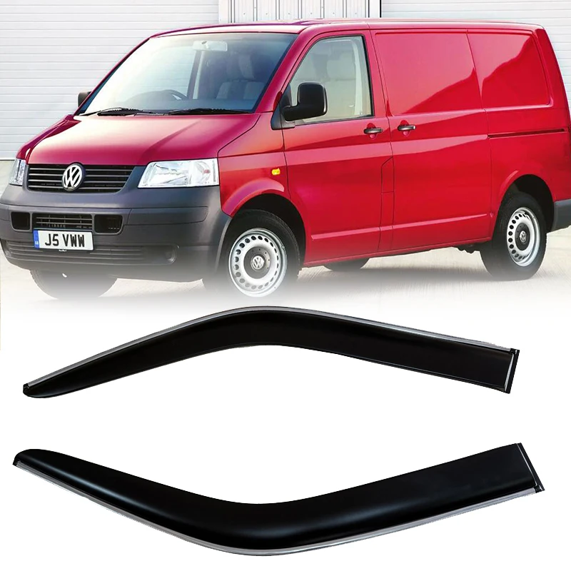 

2 шт. для VW Transporter T5 T6 2003-2020, козырек на боковое окно, дефлектор от солнца и дождя, навесы, клейкая накладка