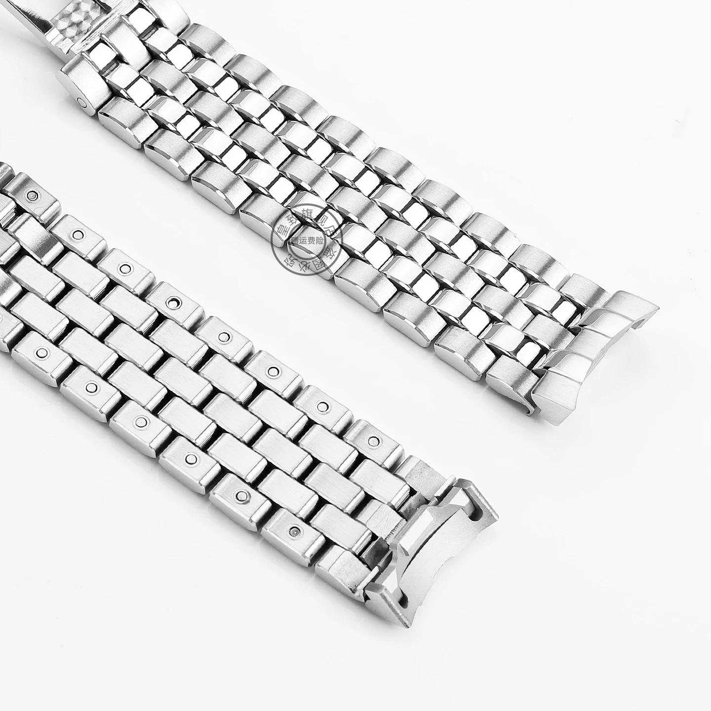20mm Precise Fit Steel Watch Bracelet For IWC Pilot Mark XVIII XX IW328204 20mm Seamless Replacement Watch Chain