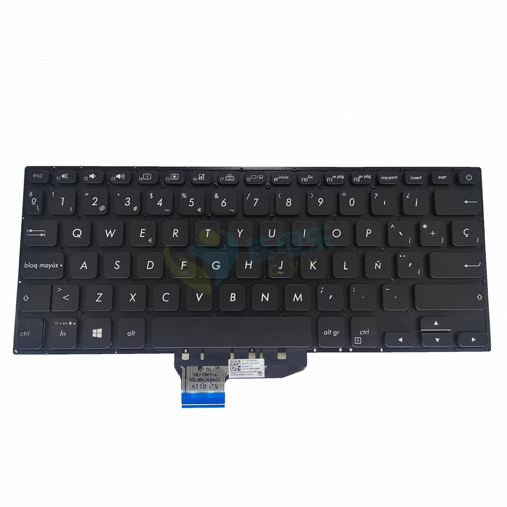 Imagem -04 - Teclado para Asus Vivobook S14 Francês Espanhol Layout Latino S430 S430f S430fa S430fn S430u S430ua X430 X430f Teclado