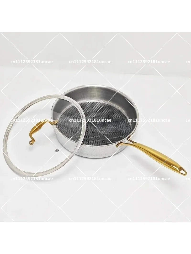 10-Piece Stainless Steel Cookware Set, 3-Ply Hammered Pots and Pans for Induction Cooking