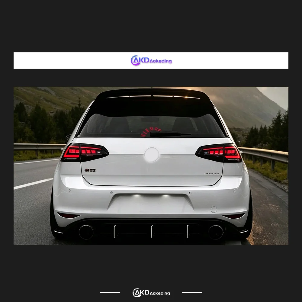 Taillight For VW Golf 7 MK7 Gti LED 2013-2020 Golf 7.5 Rear Lamp Car Styling DRL Signal Projector Lens Auto Accessories Front