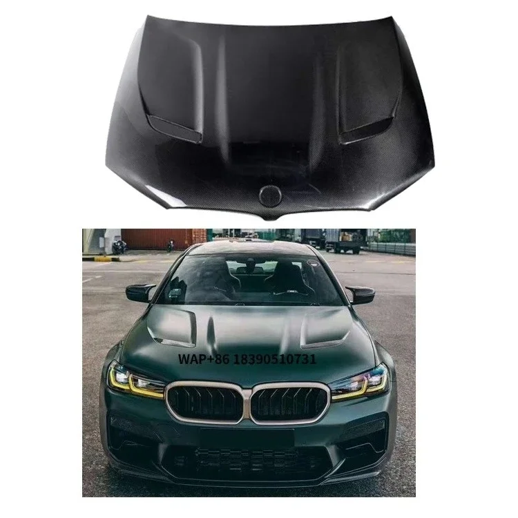 

Hight Quality CS Style Cars Engine Hood Bonnet Carbon Fiber Engine Cover for 5 Series G30 G38 F90 M5 2016-2025