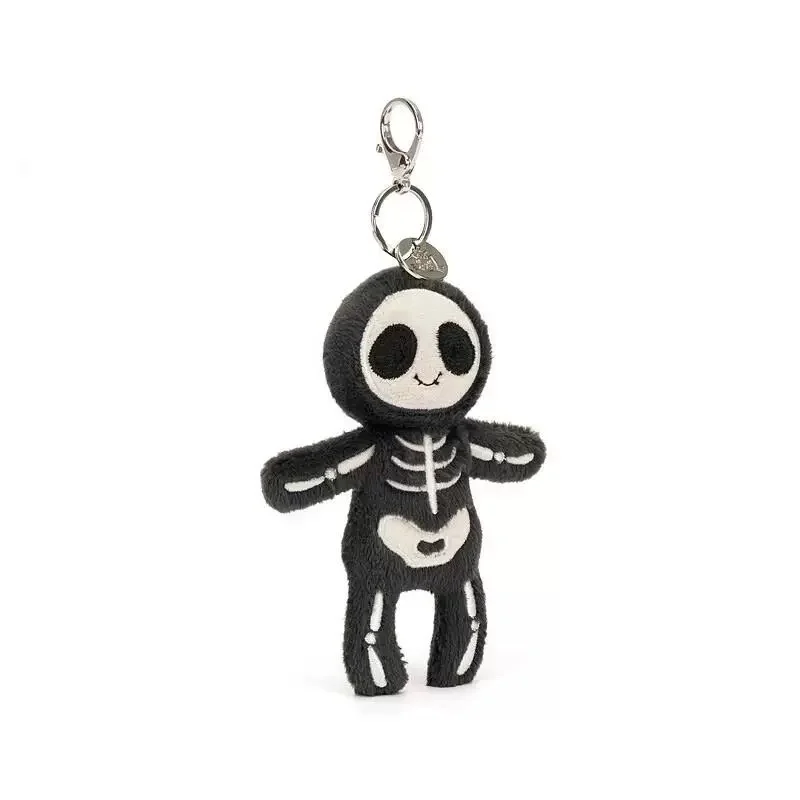 

Брелок-скелет Боб от Jellycat (Великобритания), забавная кукла-подвеска в виде черепа, аксессуар для рюкзака, подарок на Хэллоуин