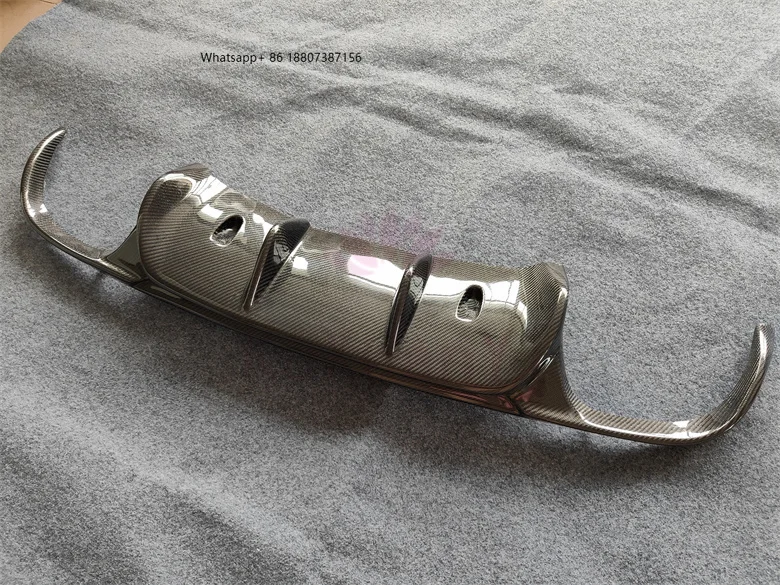 

ForPorsche 911 992 High Quality Carbon Fiber Rear Diffuser 911 V Style Carbon Fiber Car Bumper Diffuser