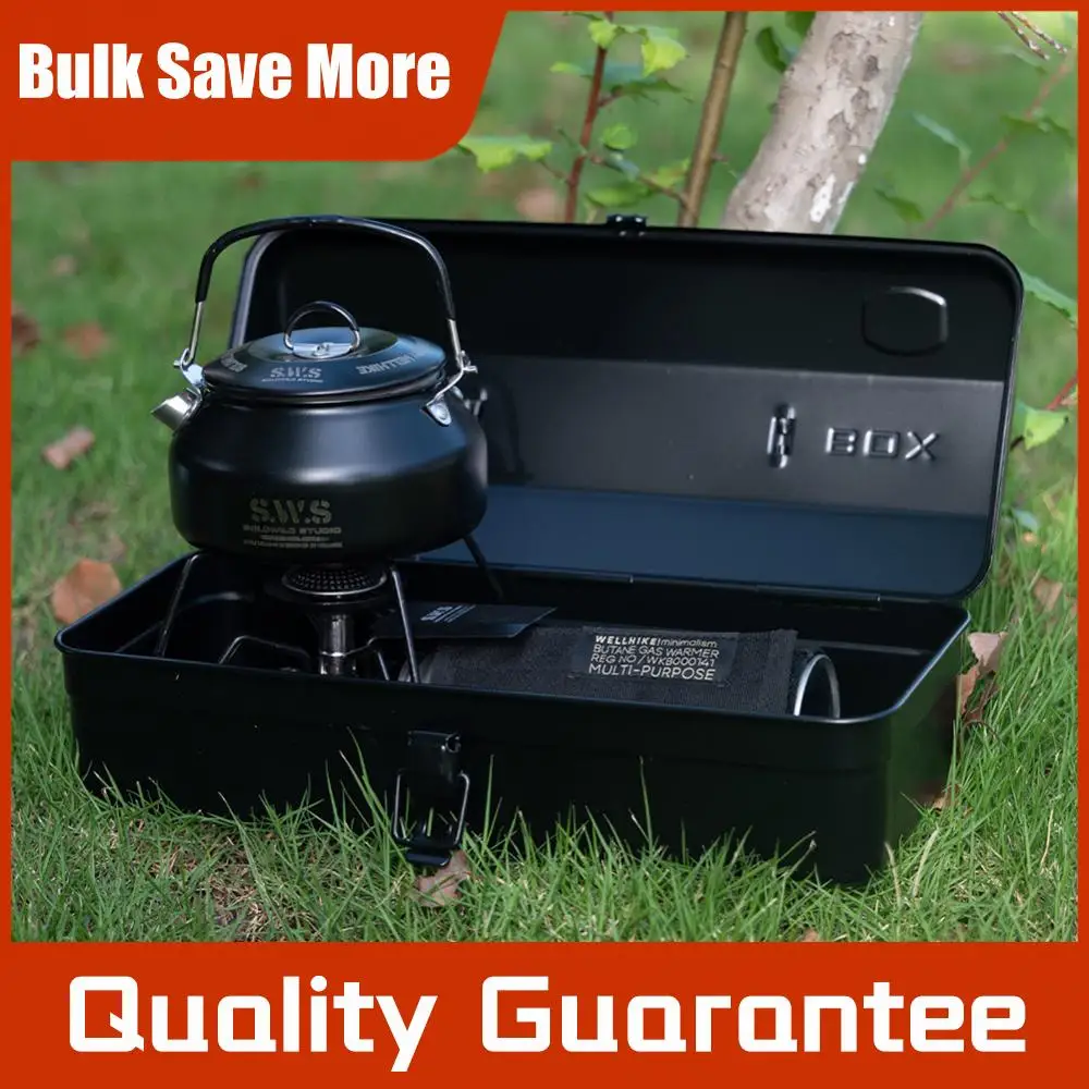 

Портативный походный чайник объемом 0,8 л с ручкой, сверхлегкий кофейник, противоскользящий чайник для воды, посуда для путешествий на природе и кемпинга