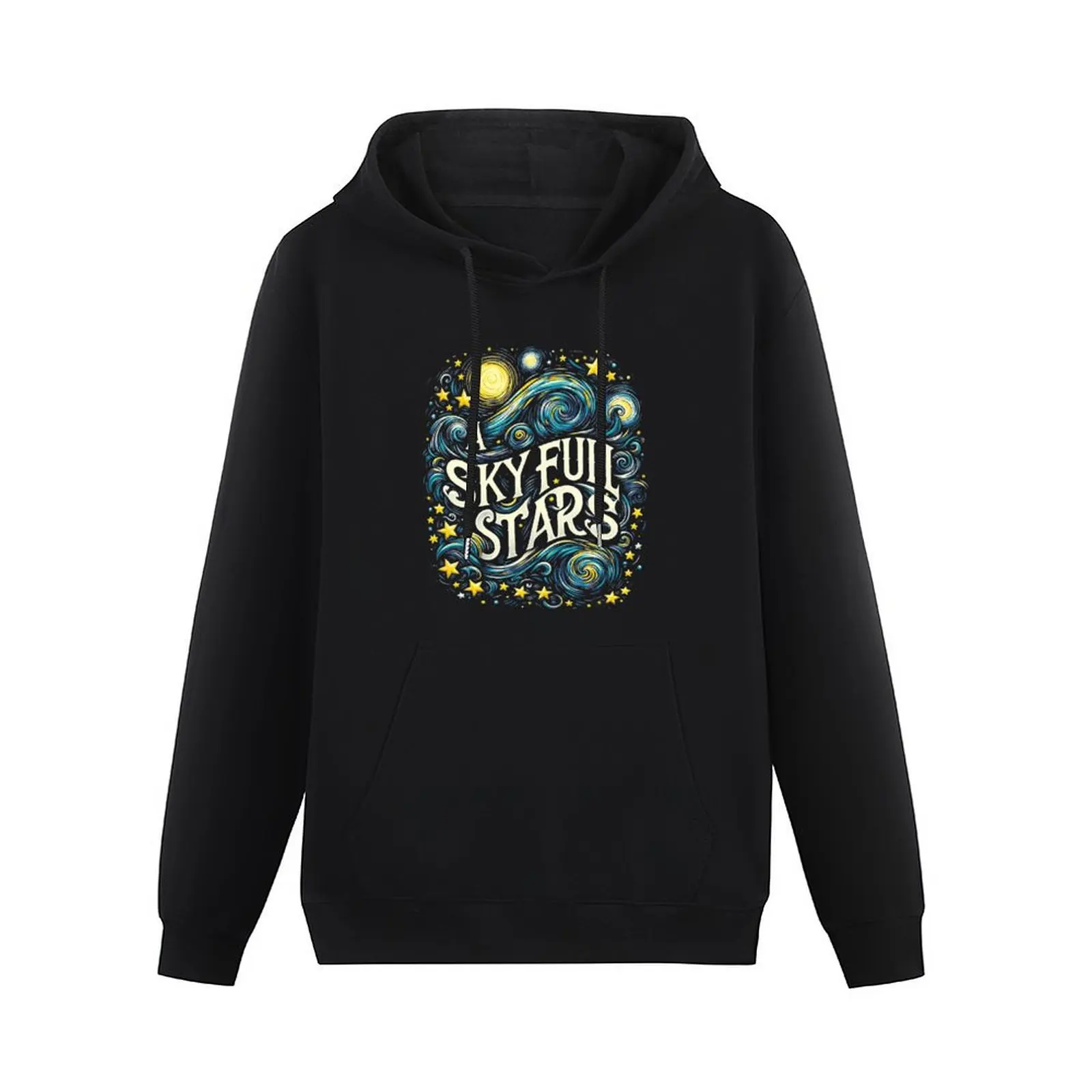 A Sky Full of Stars Starry Night Pullover Hoodie men wear men's autumn clothes hoodie men