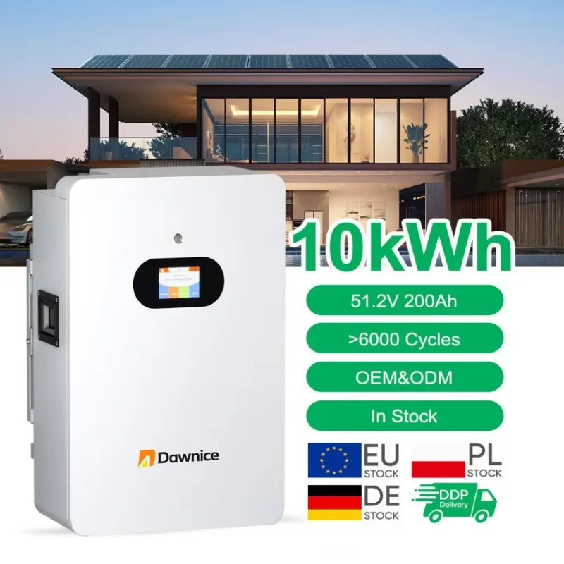 Lifepo4 Battery 51.2V 300Ah 5kWh 10kWh 15kWh 20 KWh 30kWh Lithium Ion Phosphate Battery