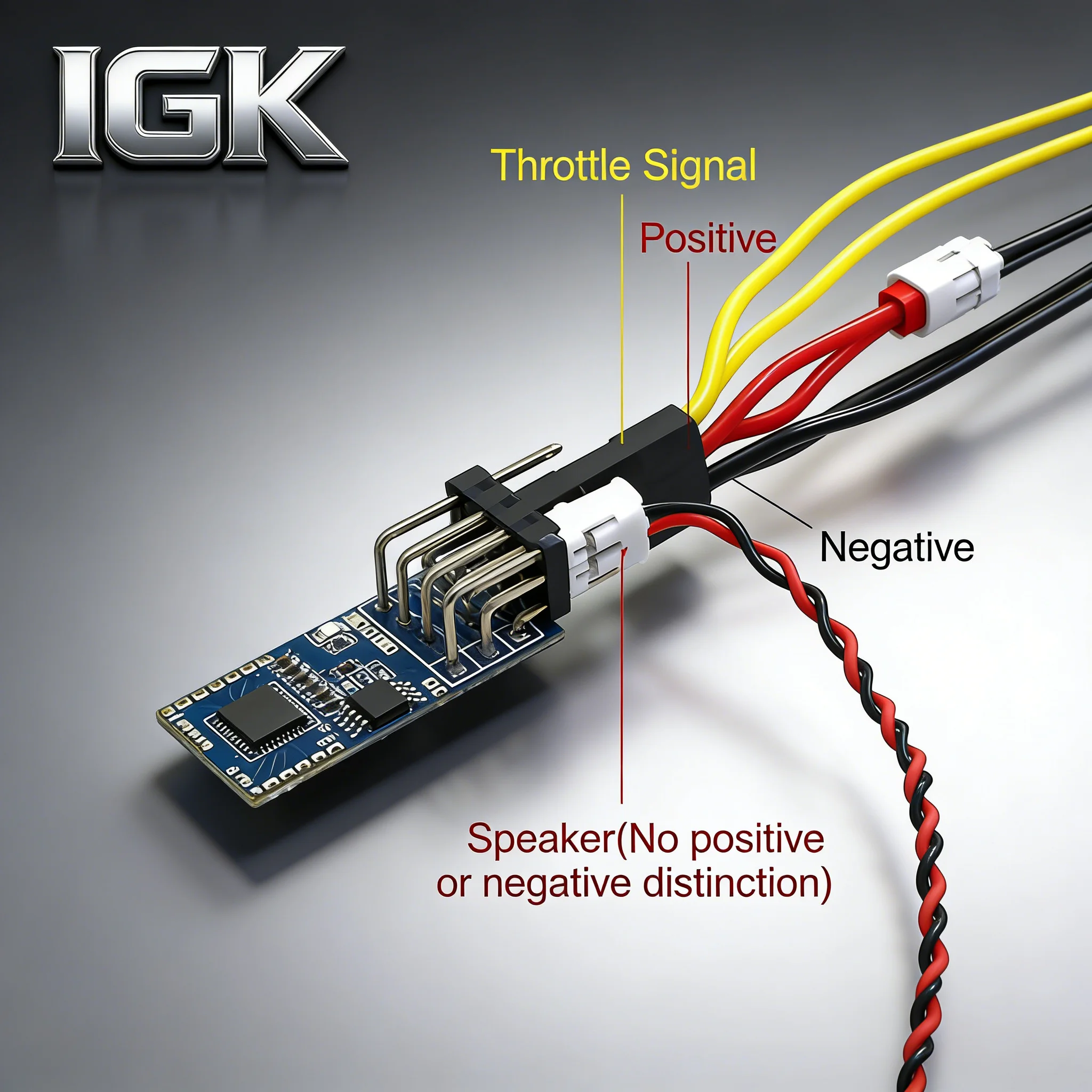 5V Mini RC Engine Sound Module for 1/18 1/24 1/28 1/35 RC Crawler Truck & On-Road Car (Gas/Diesel) view 6