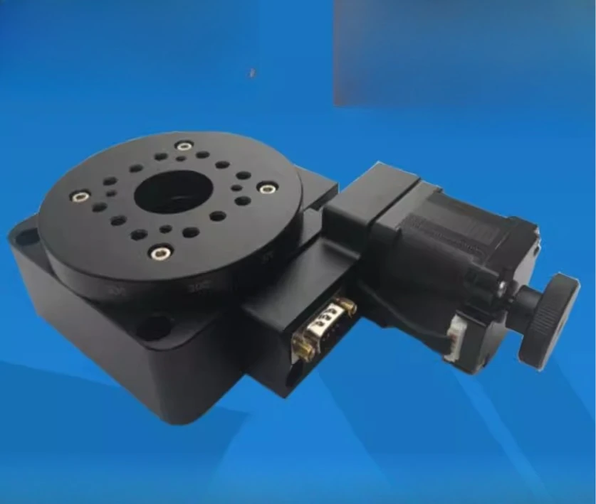 Y200RA100 Electric Rotary Table, Precision Indexing Angle Stage for Positioning