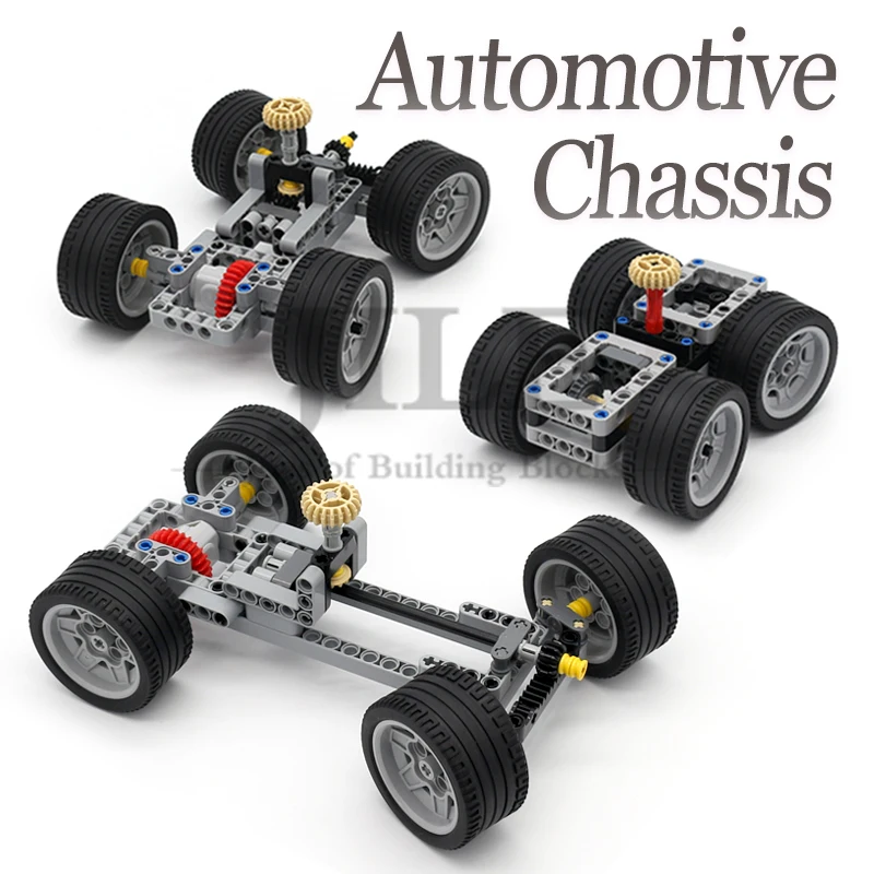 MOC Technische Motoren Power Functions Automobil-Chassis-Modell Kompatible Tarin Auto-Bausteine High-Tech-Bausteine DIY-Spielzeug