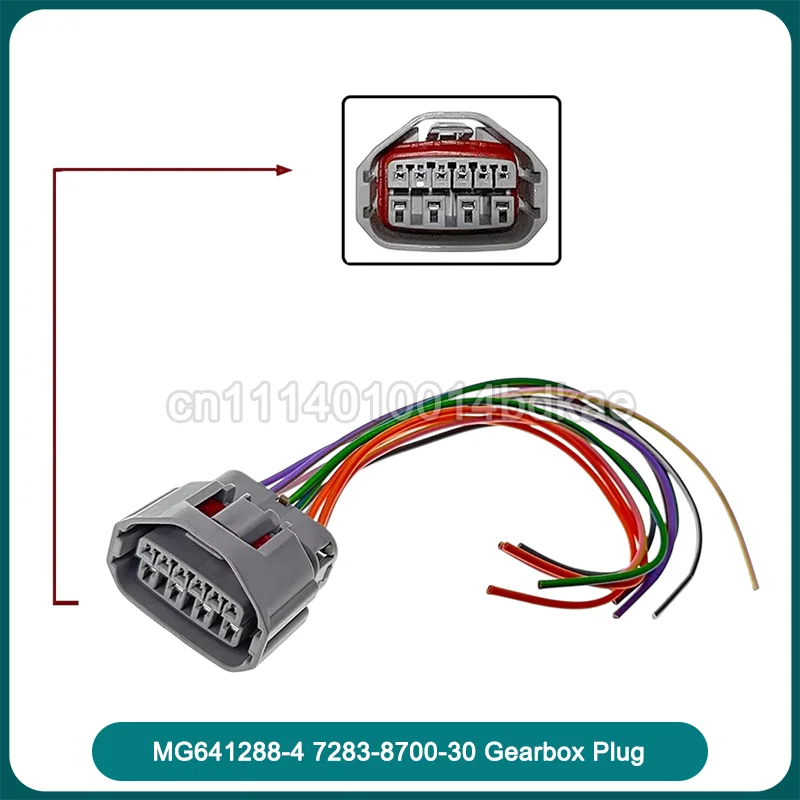 MG641288-4 7283-8700-30 10 Pin Automatic Gearbox Connector Shift Lock Harness Plug Replacement Component System Auto Accessory