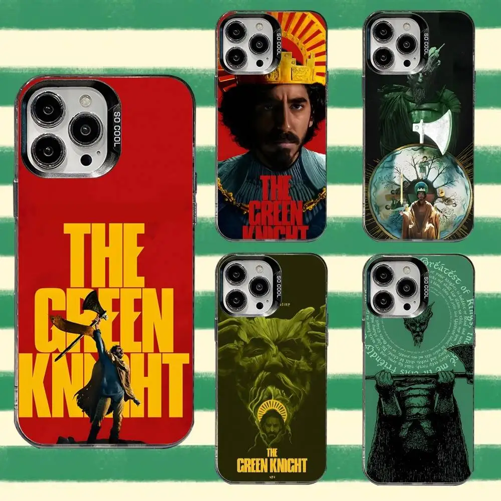 

Film The G-Green Knight Phone Case For iPhone 16,15,14,13,12,11,8,7,Pro,Max,Plus,Mini,XS,SE Anti Fall Black Matte Hard