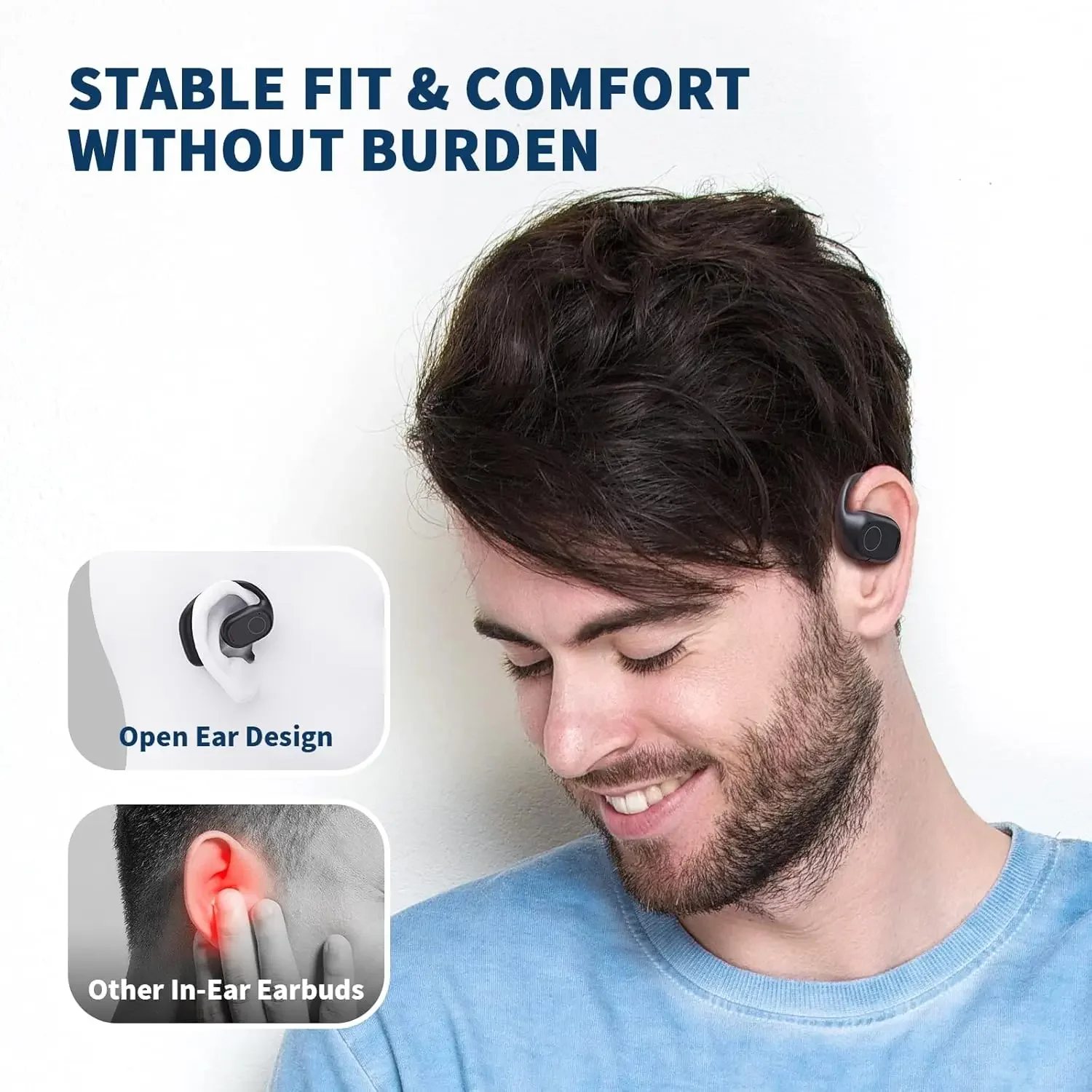 Wireless Earphone with Digital Display for Sports Travel BT 6.0 2