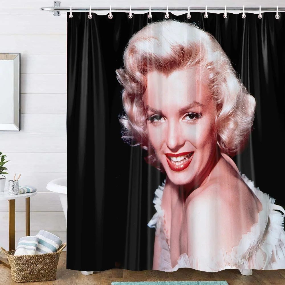 Marilyn Monroe Shower Curtain Waterproof Bathroom Curtain Fabric Shower Sets Drop Shipping 1pc custom