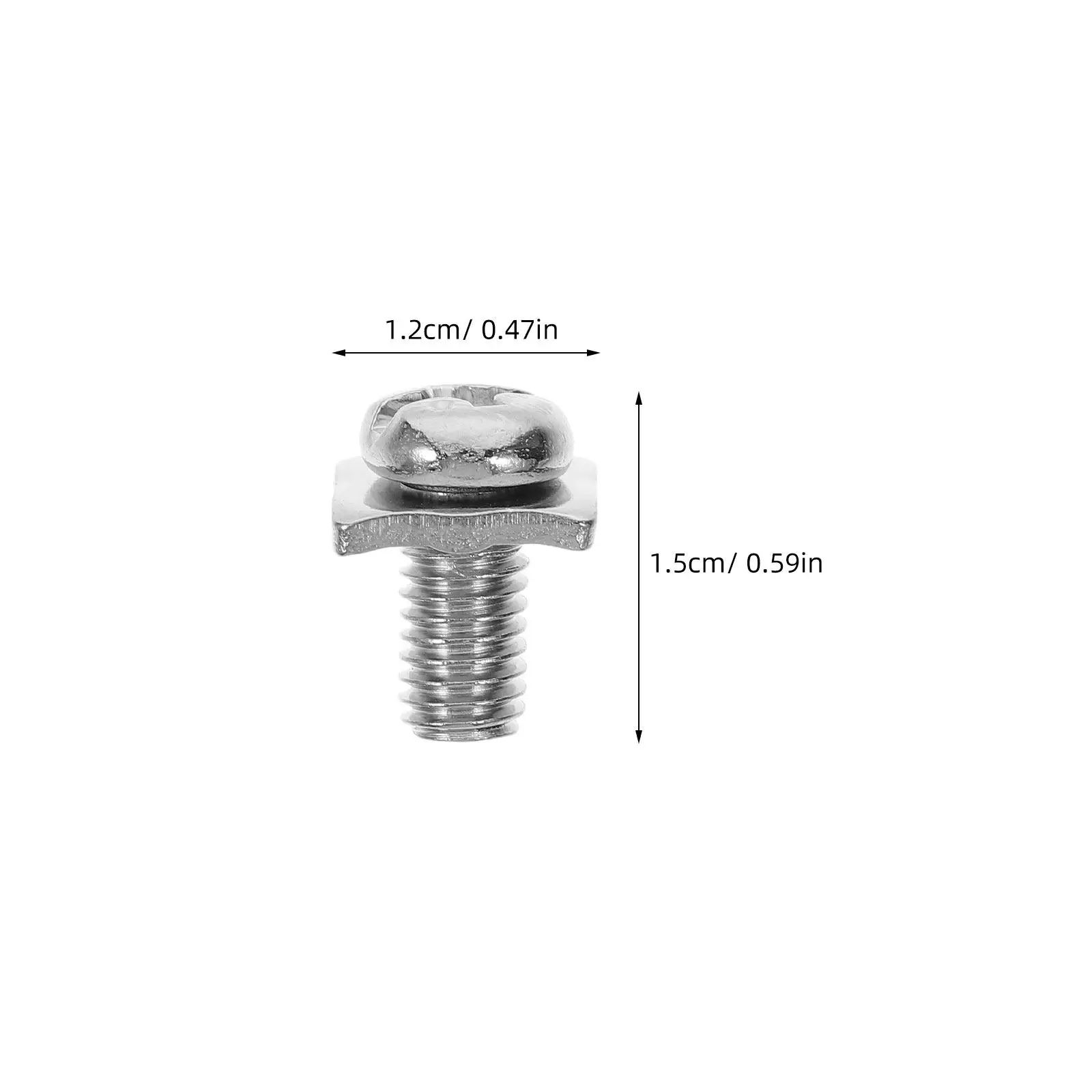 Nickel-Plated Steel Screw Kit for Halloween, Christmas Decor & Electrical Engineering Projects