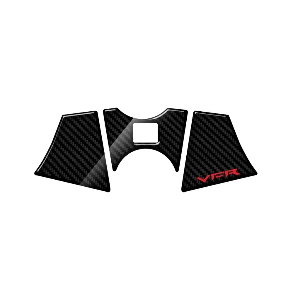 For HONDA VFR 1200 2010 2011 2012 2013 2014-2016 Motorcycle sticker Carbon fiber appearance decal Upper Triple Yoke Defender