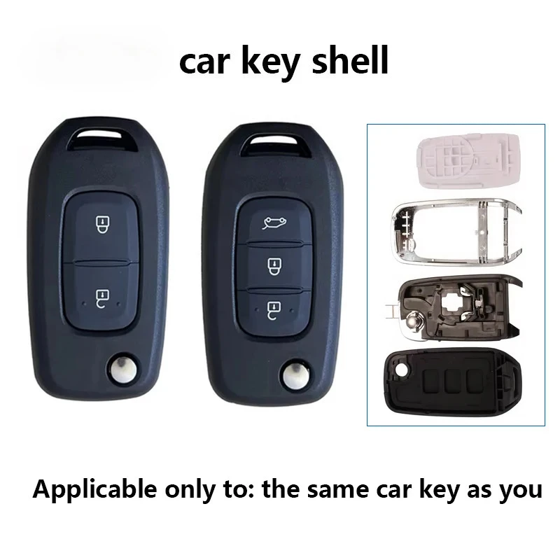 

2 3 Buttons Car Key Housing Key Case Shell for Renault Captur Symbol Koleos Megane Logan Kadjar Sandero Trafic Duster