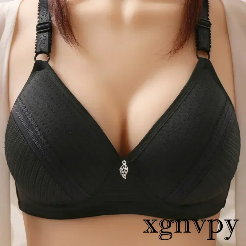 Xgnvpy sexy Push-up-BH Größe 36 46 ab Tasse Büstenhalter Dessous plus Größe drahtlos gepolsterte Crop Top Damen unterwäsche Bratette