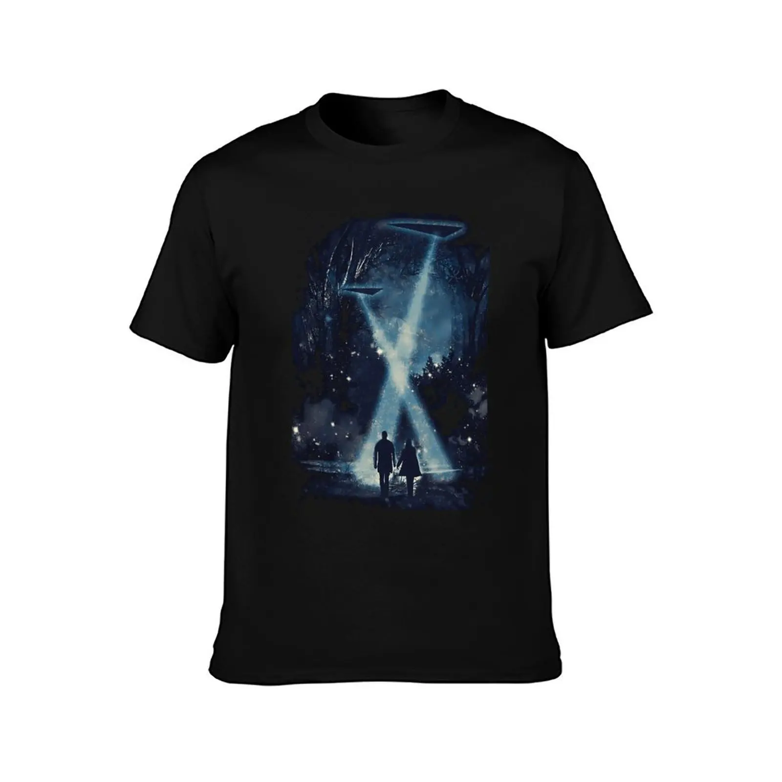Les X-Files 1\t T-Shirt Basic Solid Tee for Daily Use T-Shirt