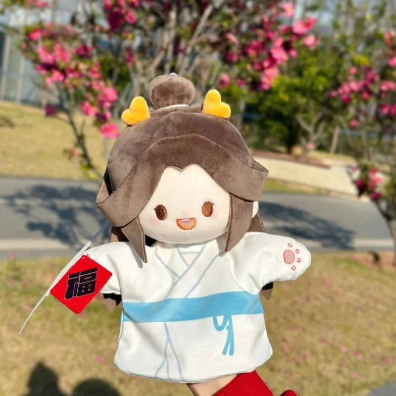 ของเล่นอนิเมะเทียนกวนซื่อฝู ตุ๊กตามือมังกรฉลองปีใหม่ เซี่ยเหลียน ฮวาเฉิง ตุ๊กตาผ้ากำมะหยี่ ของขวัญสุดสร้างสรรค์ทันสมัย