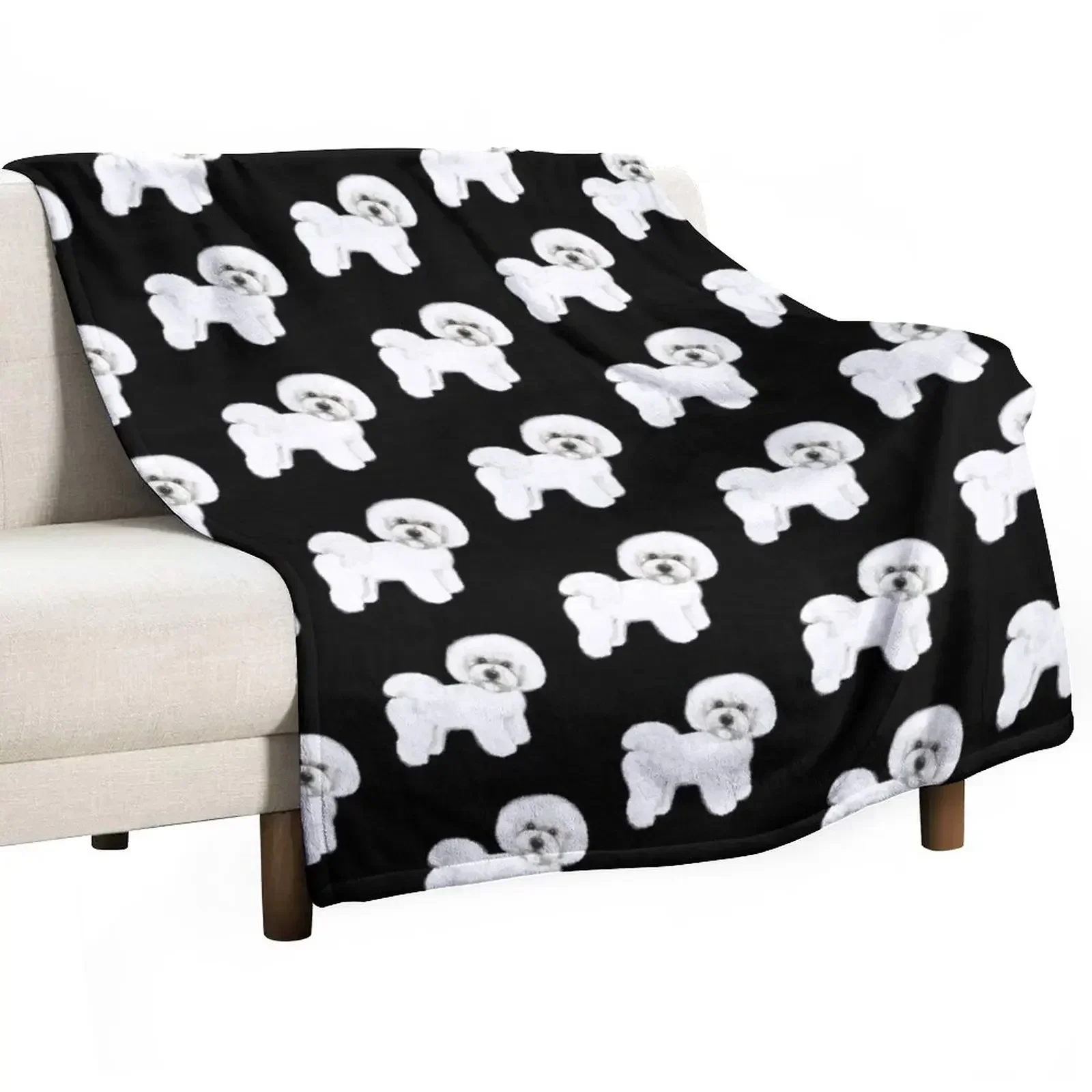 

Bichon Frise dog Throw Blanket Decorative Throw Cute Blankets For Bed Blankets