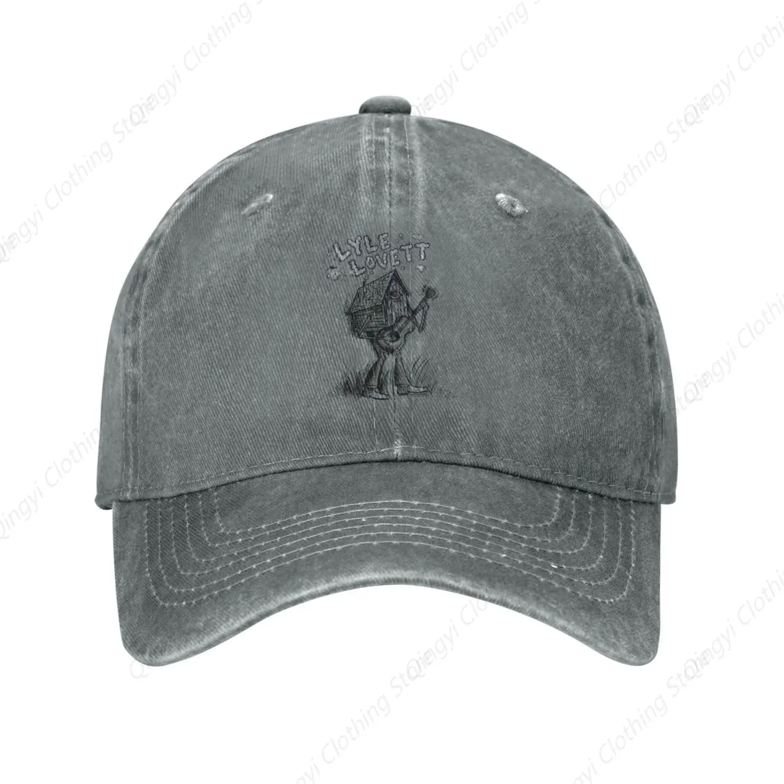 

Vintage Washed Baseball Cap Outdoor Adjustable Distressed Hat for Men's Womens Gray