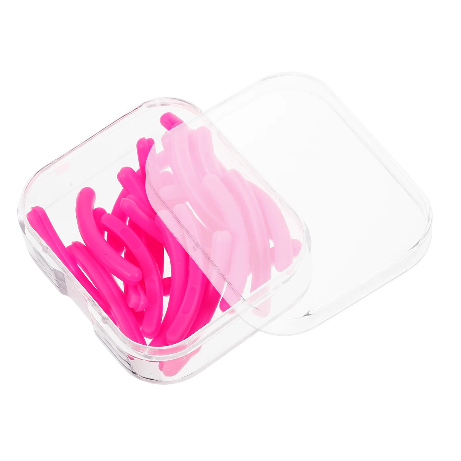 

1Set Eyelash Curler Refill Pads Soft Silicone Inserts Portable Storage Box Anytime Use Refill Pads Eyelash Curler