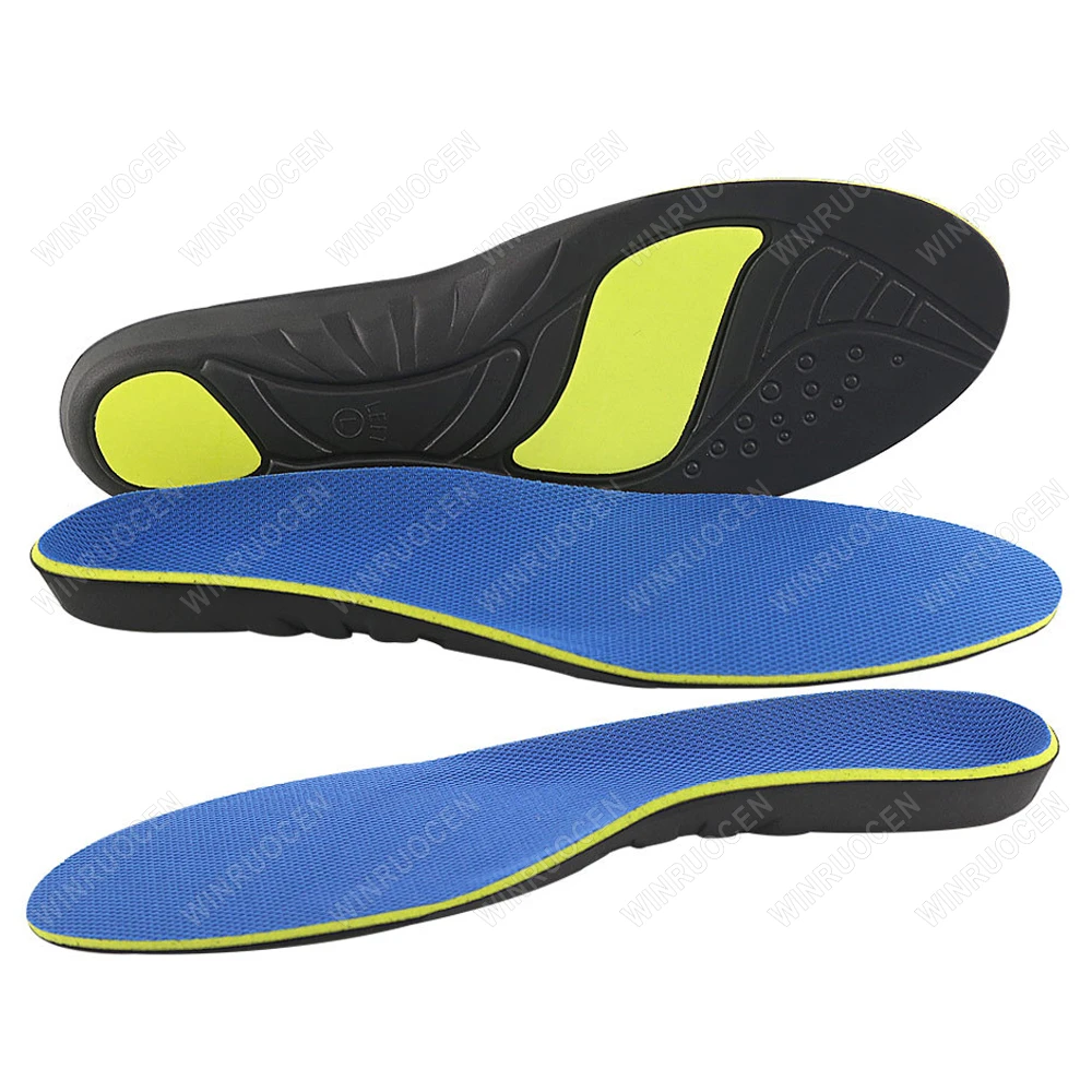 EVA Mesh Orthopedic Insoles Arch Support Sweat-Wicking Shock-Absorbing Flat Feet Correction Sports Insoles foot care Men Women