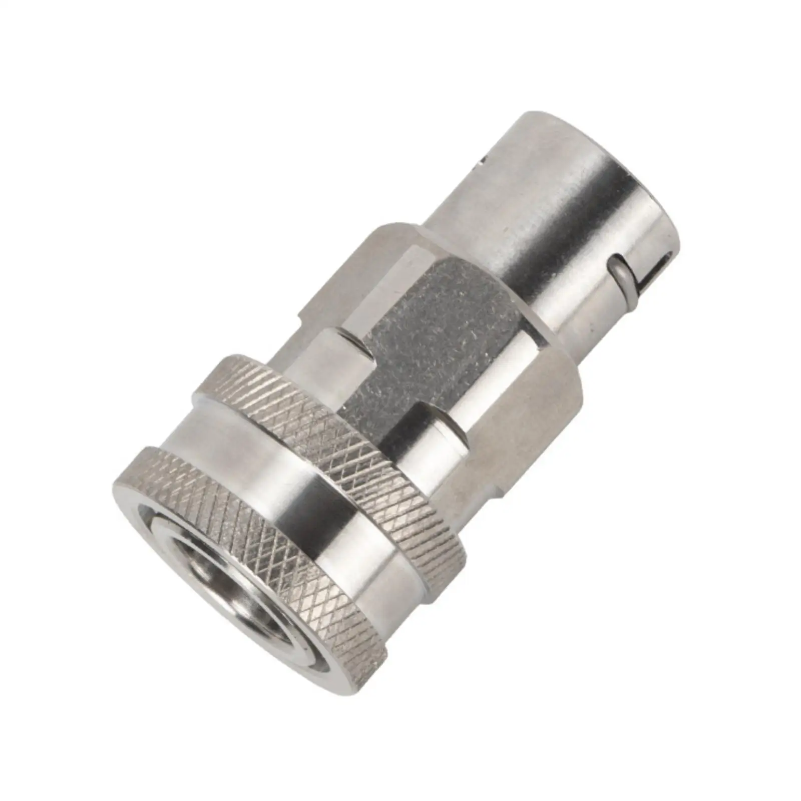 Metal Instant-Coupling Adapter with Hexagonal Wrench Sections Easy to Install Instant-Coupling Adapter Secure Fit Hose Connector