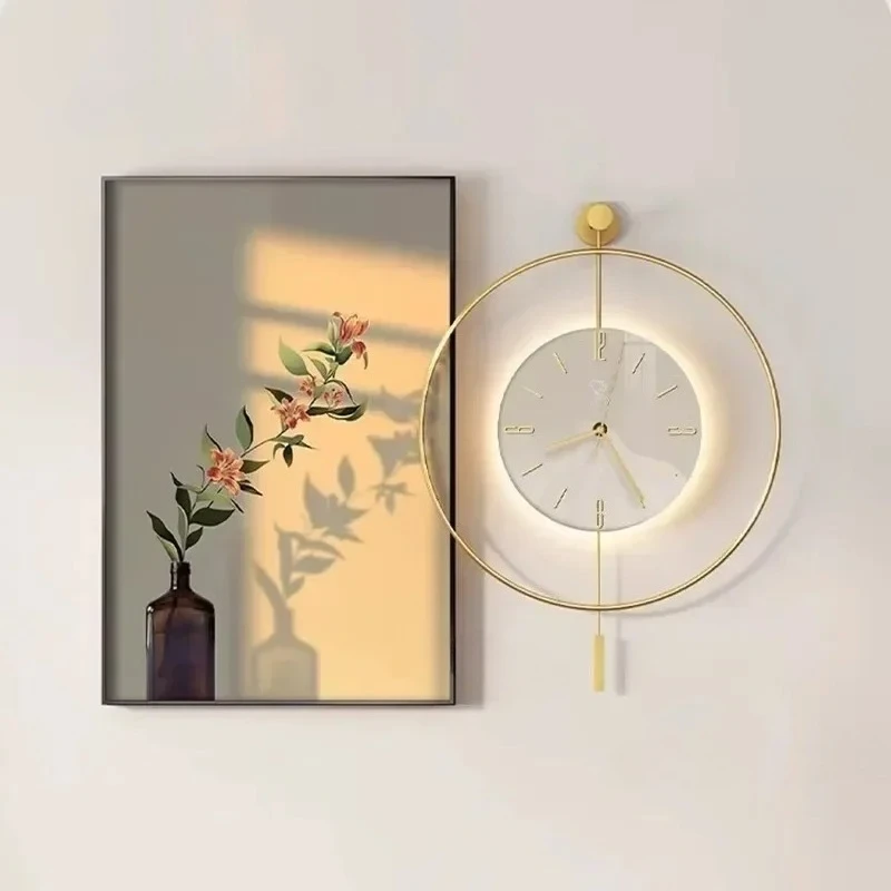 Modern Luxury Wall Clocks House Aesthetic Large Silent Creative Design Wall Watch Minimalist Luxury Reloj Pared Home Decorationn