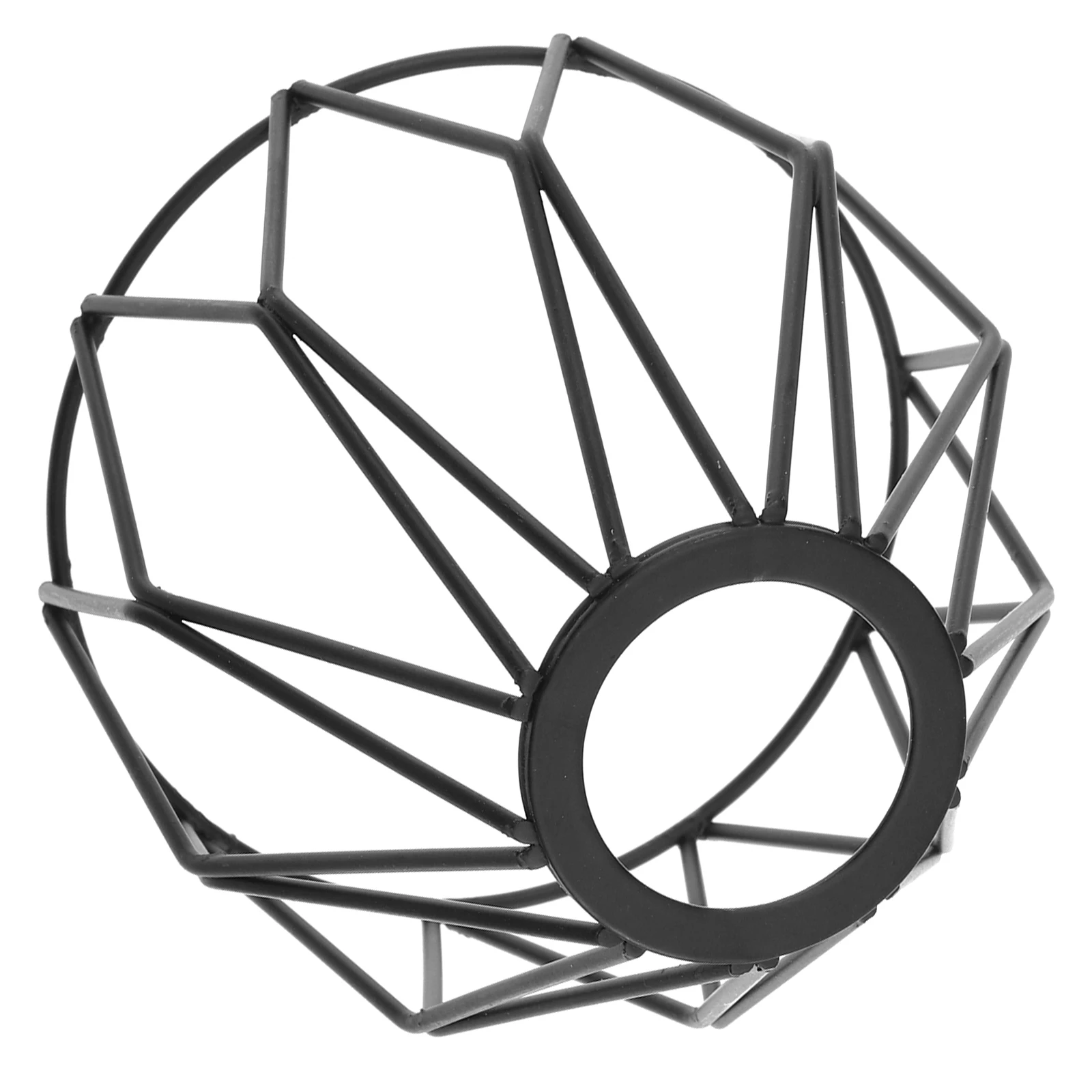 

Decorative Lamp Shade Wrought Iron Craftsmanship for Ceiling Light Cover Simple Elegant Look Fits Living Room Dining Space