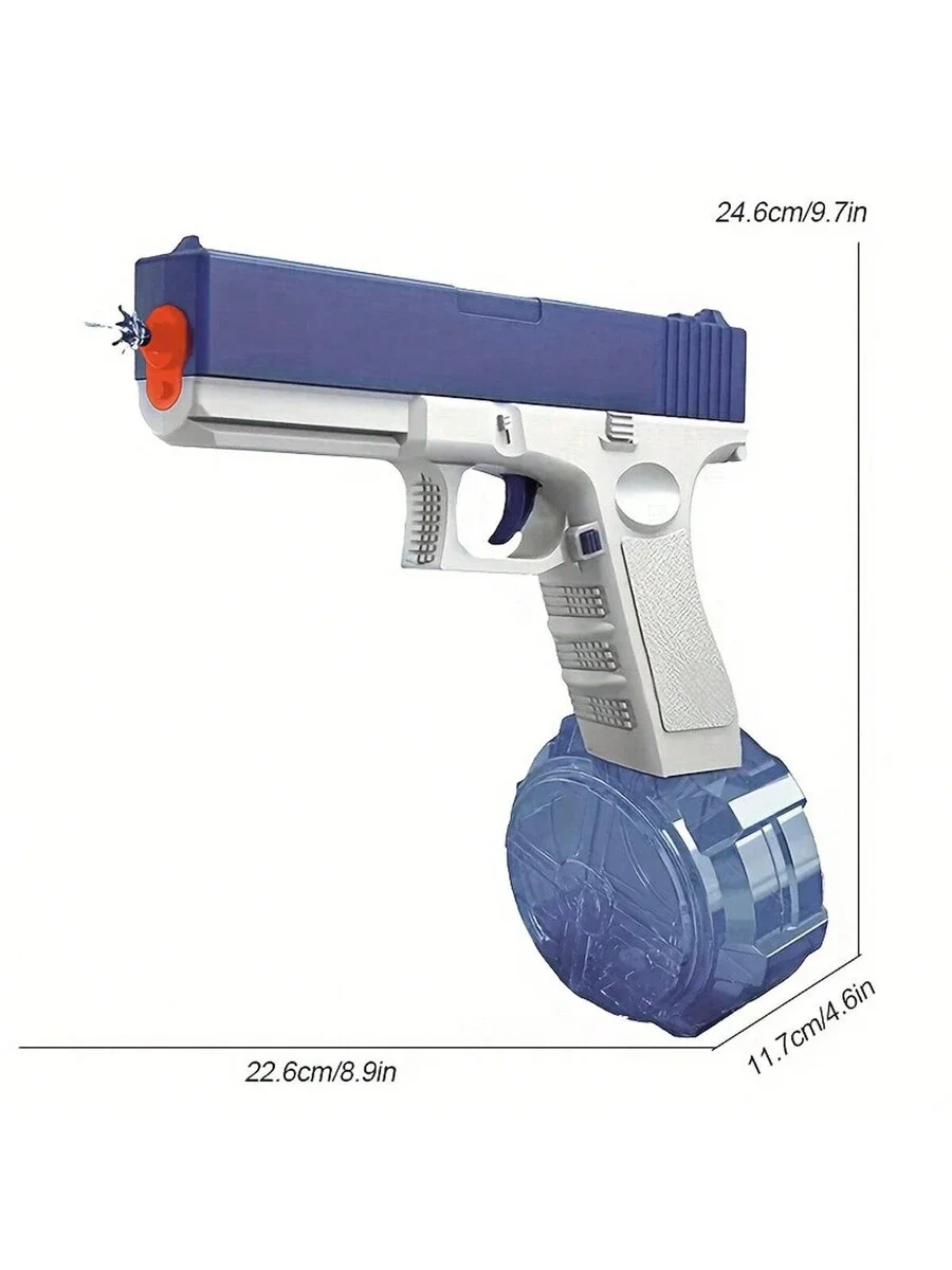 Pistola de agua eléctrica, pistolas de chorro automáticas, pistola de agua para niños de 6 a 12 años con gran capacidad, batidoras de agua para niños