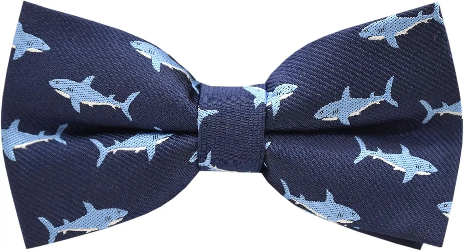 

Handmade Adjustable Pre-Tied Pattern Bow Ties for Boys