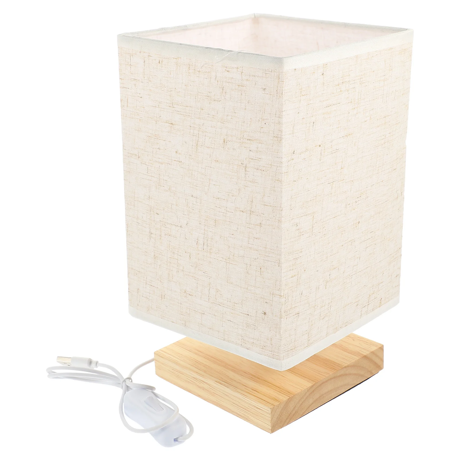

Cloth Wood Table Lamp Modern Night Nightstand Lamps Stand Light For Bedroom Desk Small Lamp Decorative Night Light